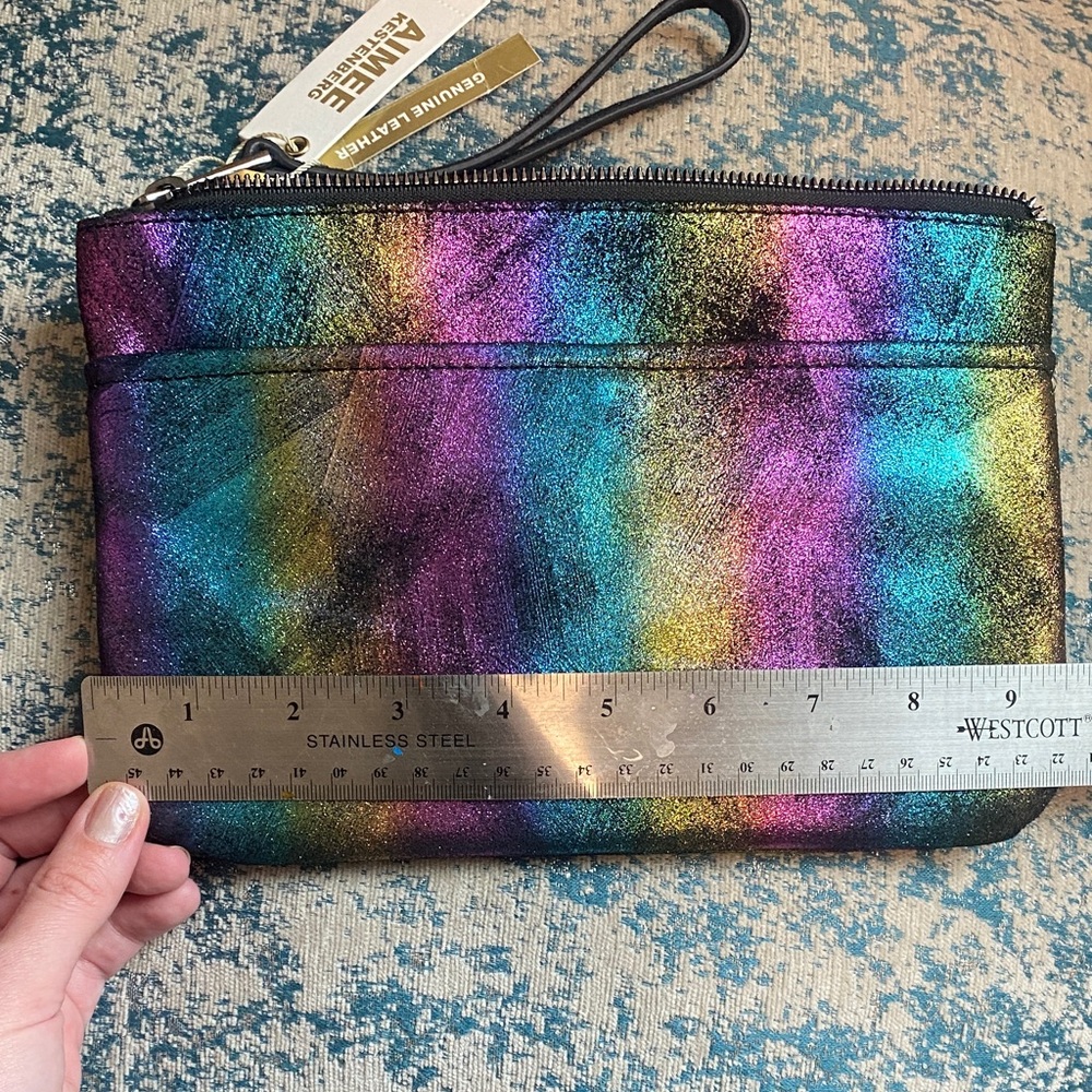 Aimee Kestenberg Iridescent Clutch with Wristlet - Picture 10 of 11